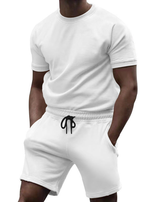 Casual sports set for men with high-quality crew neck and elastic waist Lune London