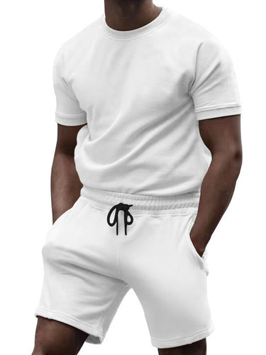 Casual sports set for men with high-quality crew neck and elastic waist Lune London