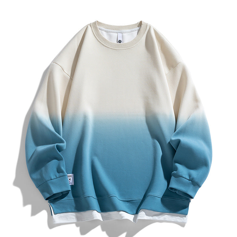Lune London color gradient casual sweatshirt