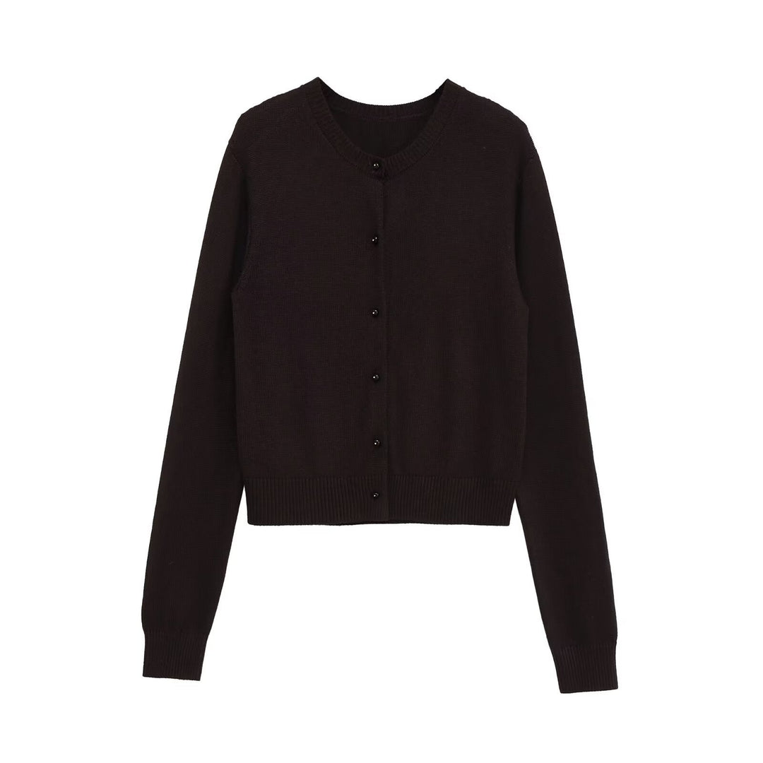 Elegant ladies cardigan with button details Lune London