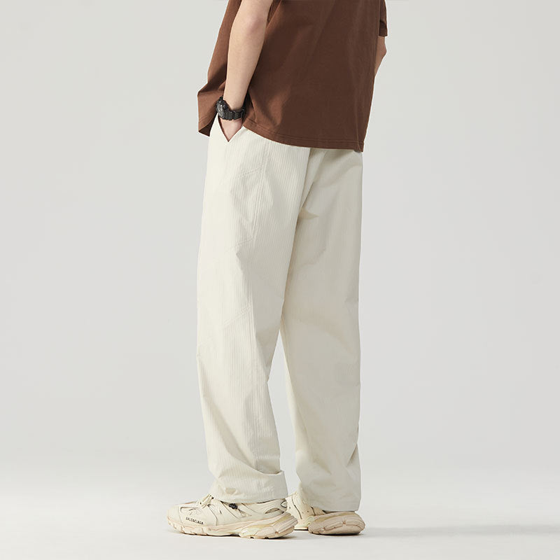 Pantalon de sport respirant pour hommes avec taille ajustable et poches zippées latérales Lune London