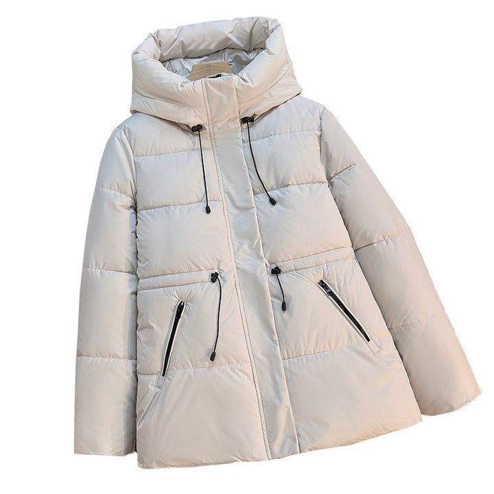 Women's fashionable functional jacket with high collar and practical zip pockets Lune London