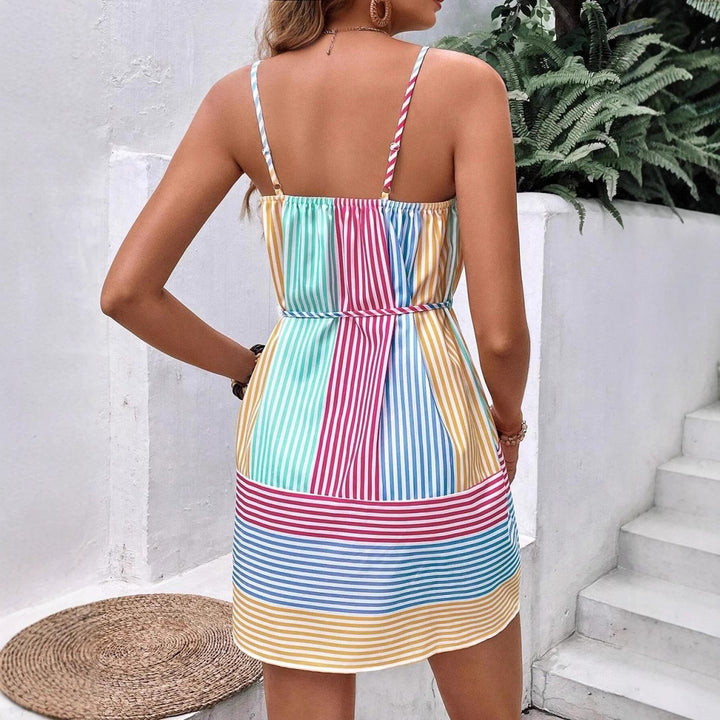 Casual striped summer dress for women Lune London