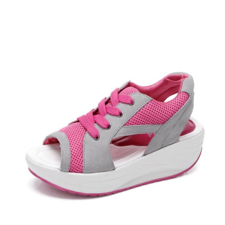 Ladies Comfortable and Stylish Sandals with Wedge Heel Lune London