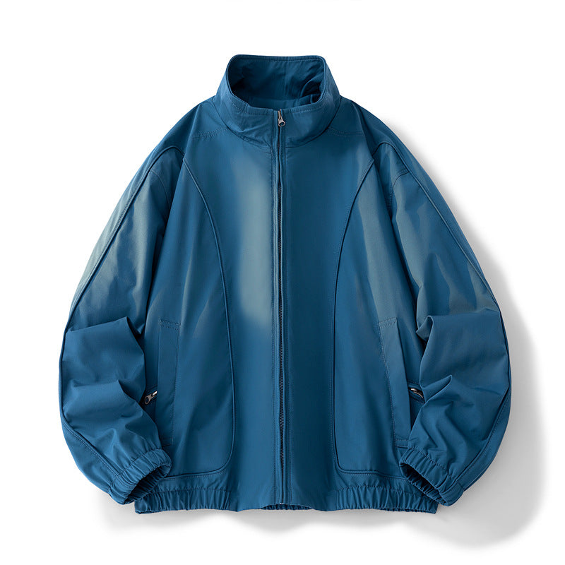 Custom women's transition jacket with elastic waist and practical pockets Lune London