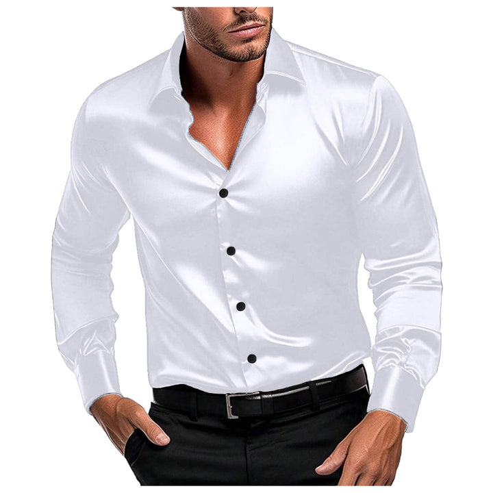 Men's Elegant Long Sleeve Shirt in Fine Fabric Lune London