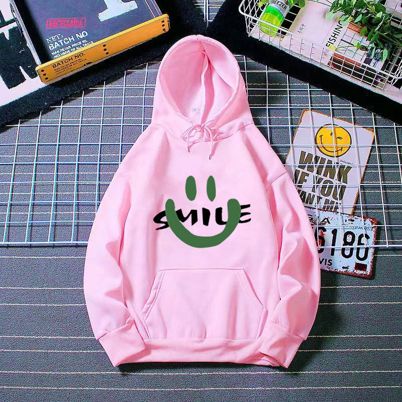 Women's Hoodie with Casual Smile Motif Chic & Stil
