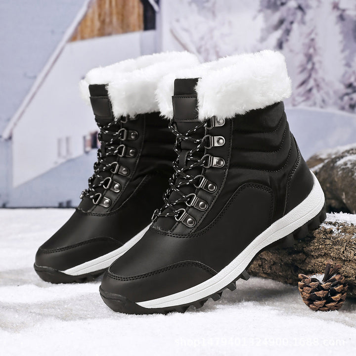 Waterproof winter boots for women with plush lining Lune London