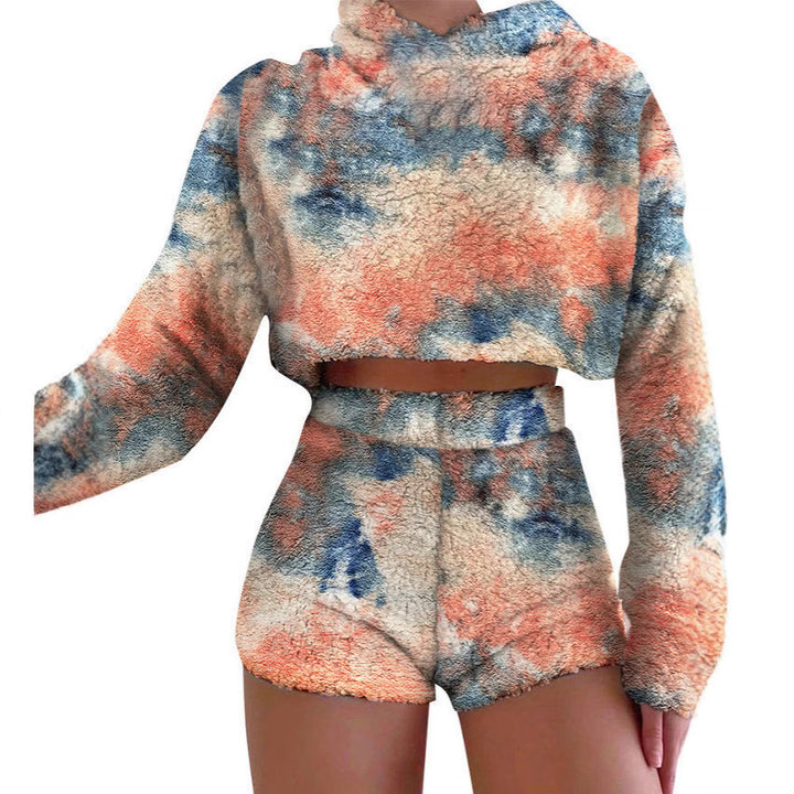 Ladies comfortable hoodie and shorts set Lune London