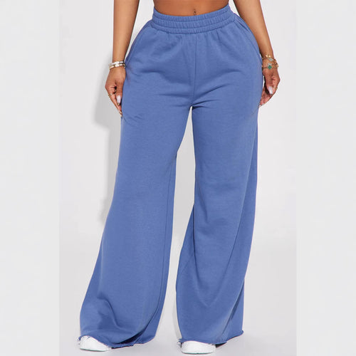 Loose-fitting leisure pants for women with elastic waistband Lune London