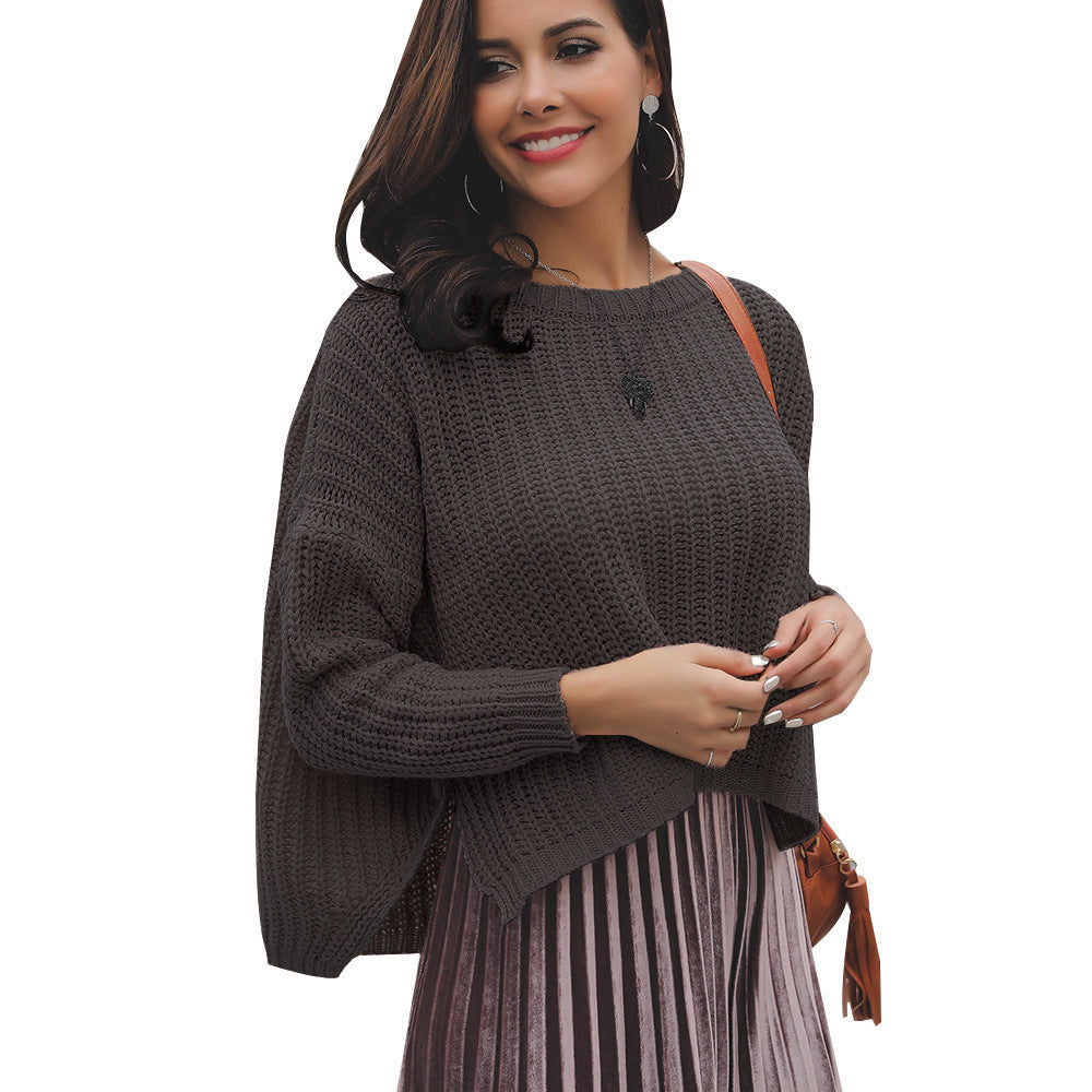Pull en tricot pour femmes dans un design décontracté avec un motif en tricot à la mode Chic & Stil