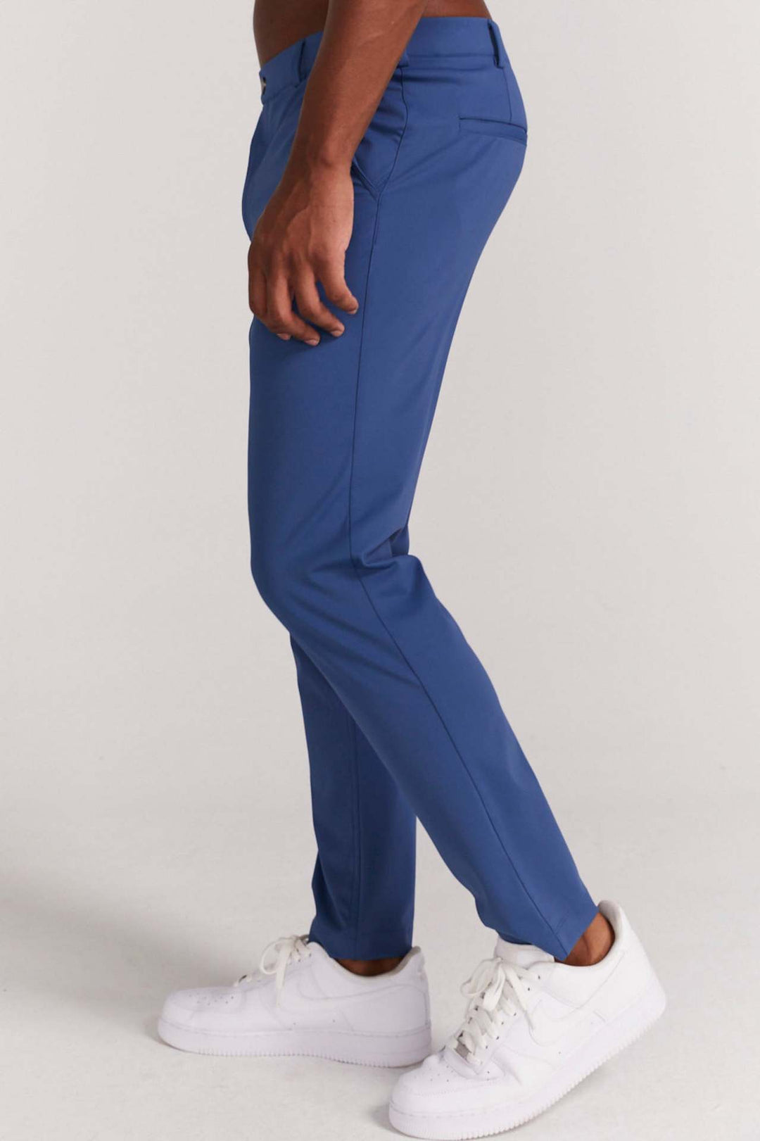 Lune London elastic slim fit chinos for men