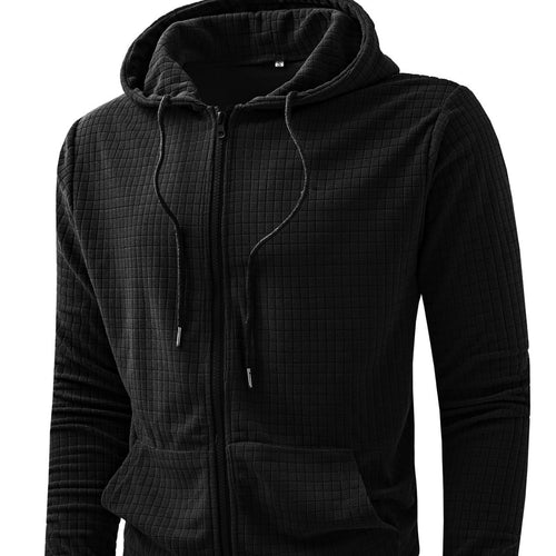 Casual hooded jacket for men with structured design Lune London