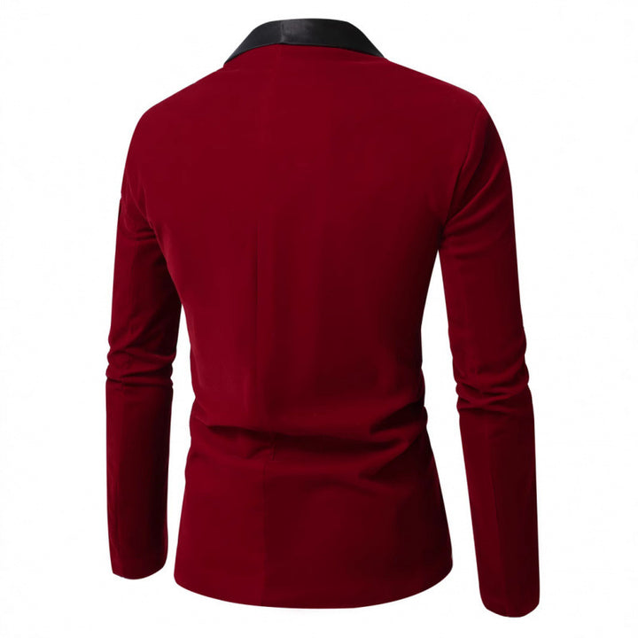 Men's velvet tuxedo blazer with sparkling satin lapels Lune London