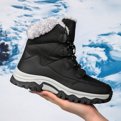Warm winter boots for women with insulating fleece and non-slip sole Lune London