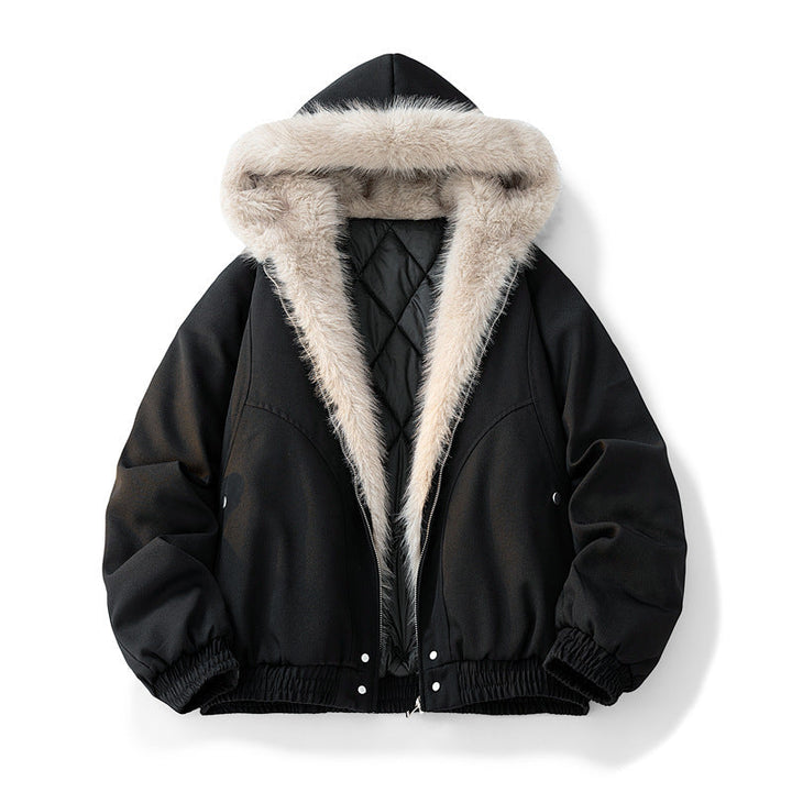 Lune London | Women's Camouflage Winter Jacket with Cozy Faux Fur Lining
