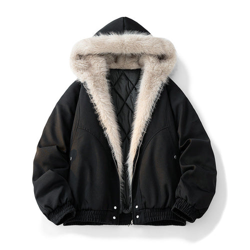 Lune London | Women's Camouflage Winter Jacket with Cozy Faux Fur Lining