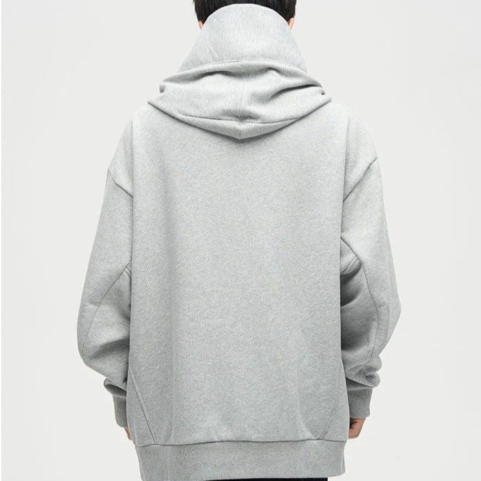 Women Oversized Casual Hoodie with High Collar Lune London