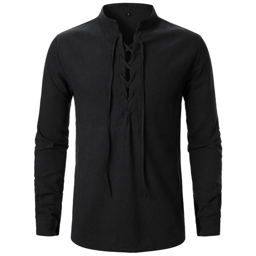 Men Long Sleeve T-shirt with Laces Lune London