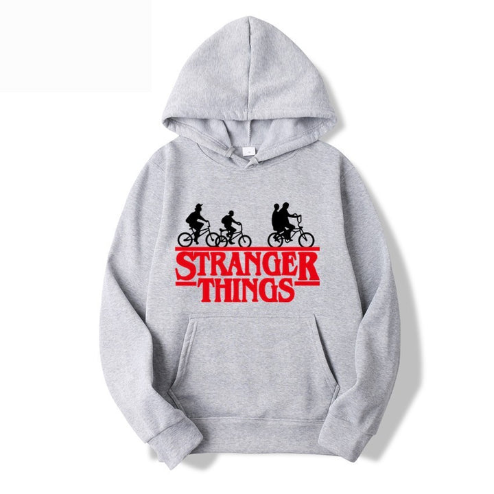 Women's hooded sweatshirt with creative Stranger Things design Chic & Stil