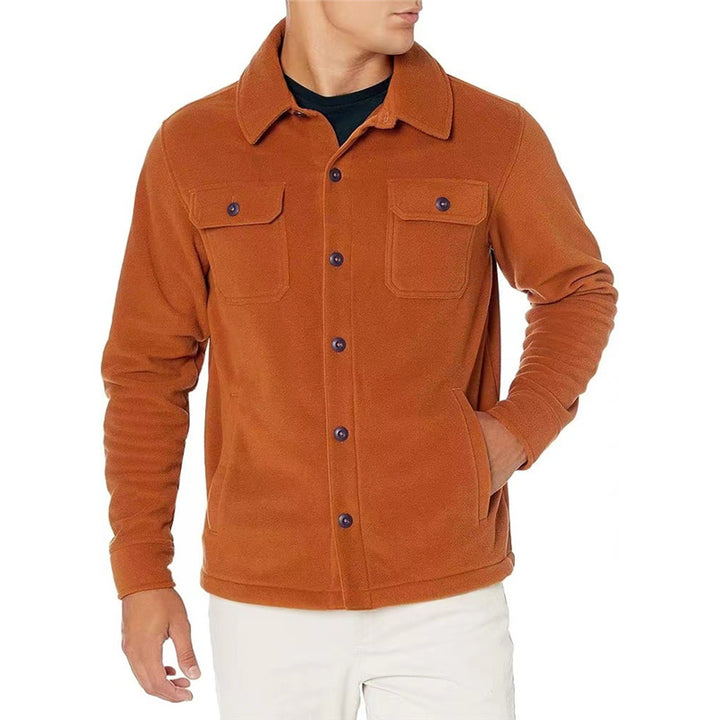 Fleece jacket for men with practical pockets Lune London