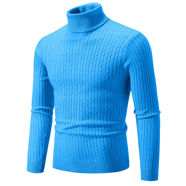 Men's turtleneck sweater in comfortable knit Lune London