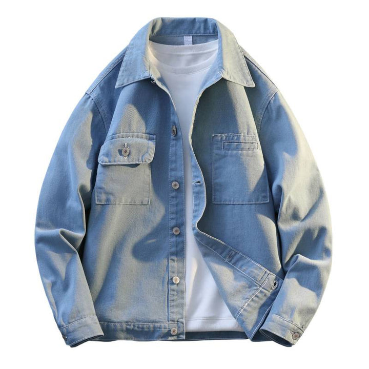 Casual jacket for men with two chest pockets and soft texture Lune London
