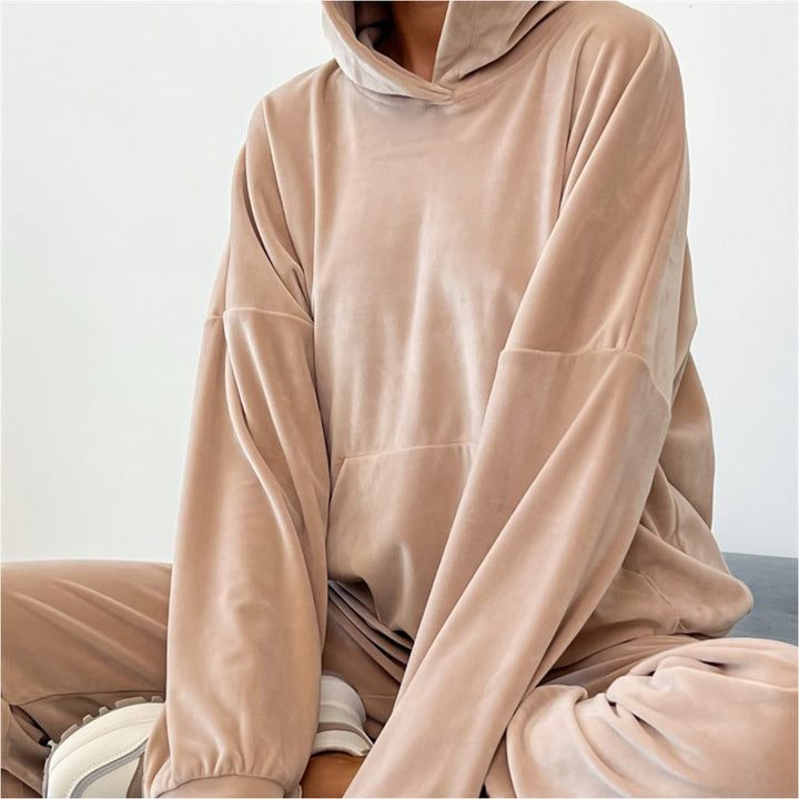 Ladies Cozy Hoodie and Jogging Pants Set Lune London