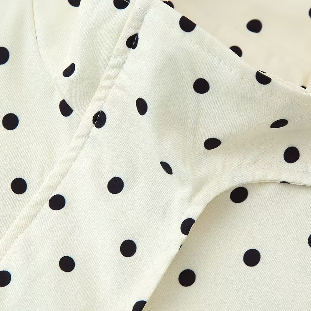 Women's Trendy Polka Dot Blouson Jacket Lune London