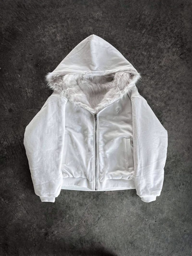 Veste à capuche douce et chaude pour femmes Chic & Stil