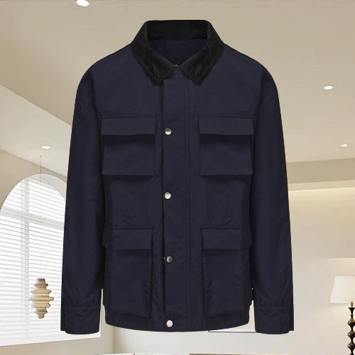 Functional utility jacket for men with practical pockets Lune London