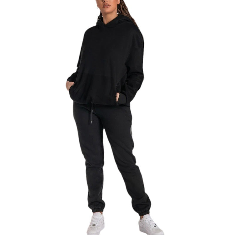 Ladies comfortable fleece hoodie and joggers set Lune London