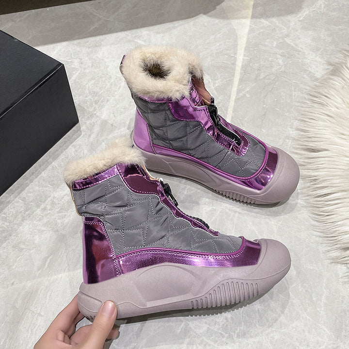 Women's insulated winter boots with comfortable warm lining Lune London