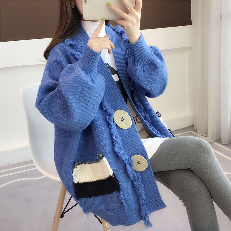 Cardigan décontracté pour femmes avec détails à franges Chic & Stil