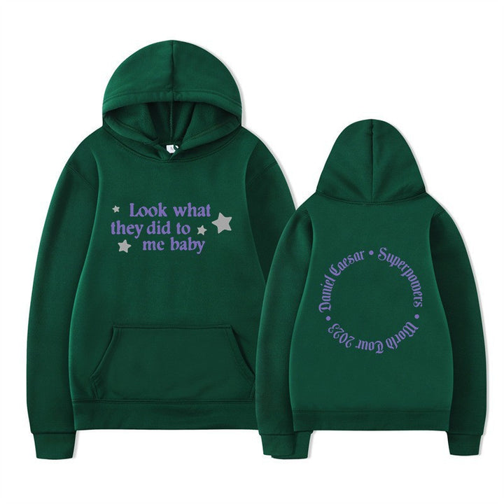 Women's hooded sweatshirt with creative slogan and unique design Chic & Stil