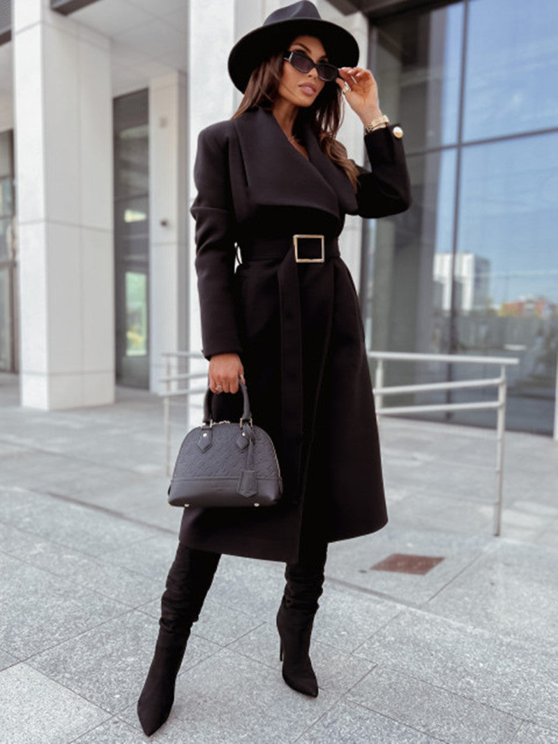 Elegant trench coat for women with belt and high-quality finish Lune London