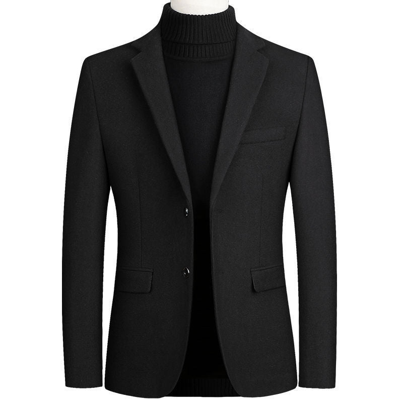 Elegant wool jacket for men with a classic design and a fine texture Lune London