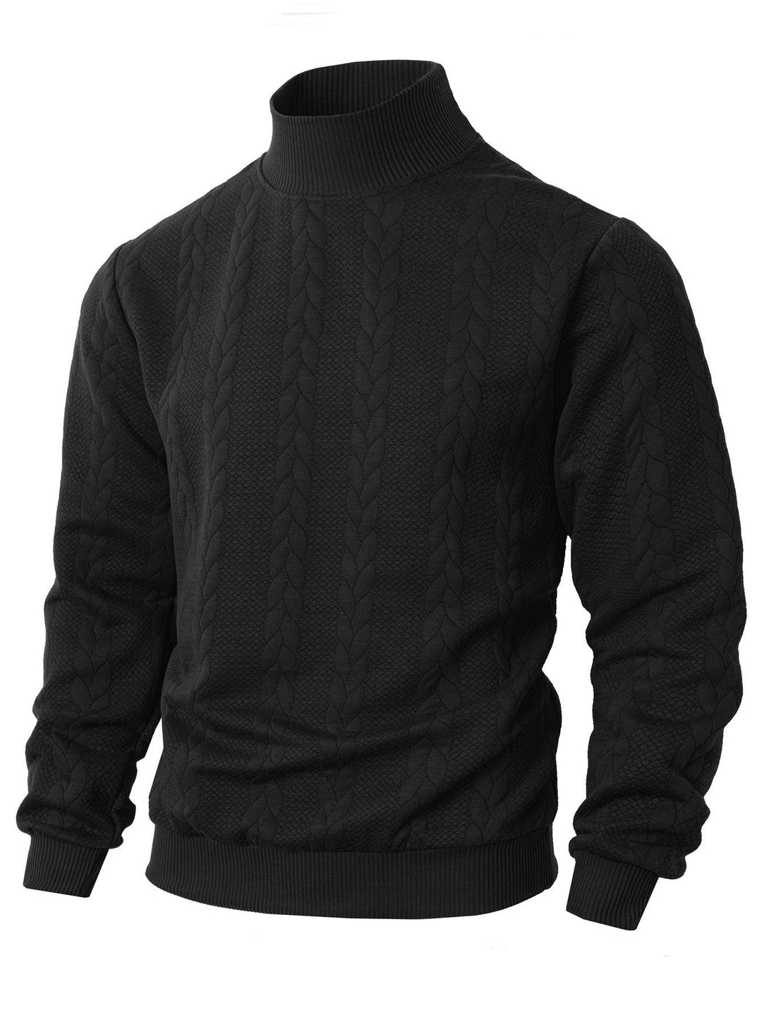 Structured high-neck sweater for men Lune London