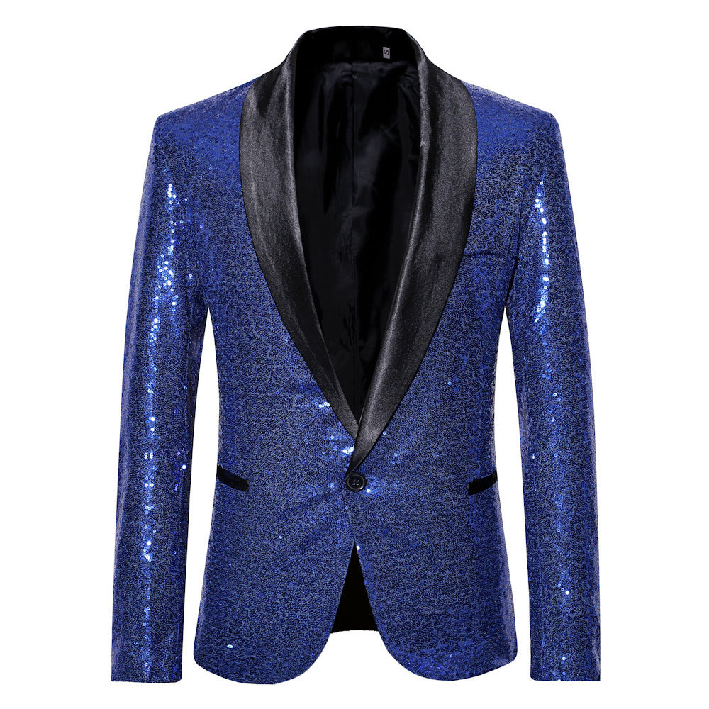Elegant sequined blazer for men with a modern cut Lune London
