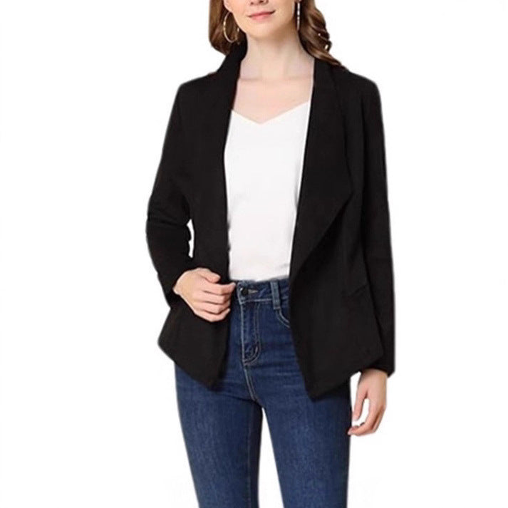 Dames Élégant Blazer en Suède Lune London
