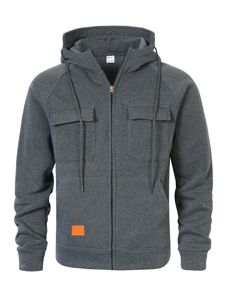 Men's hooded jacket with practical pockets and stylish design Lune London