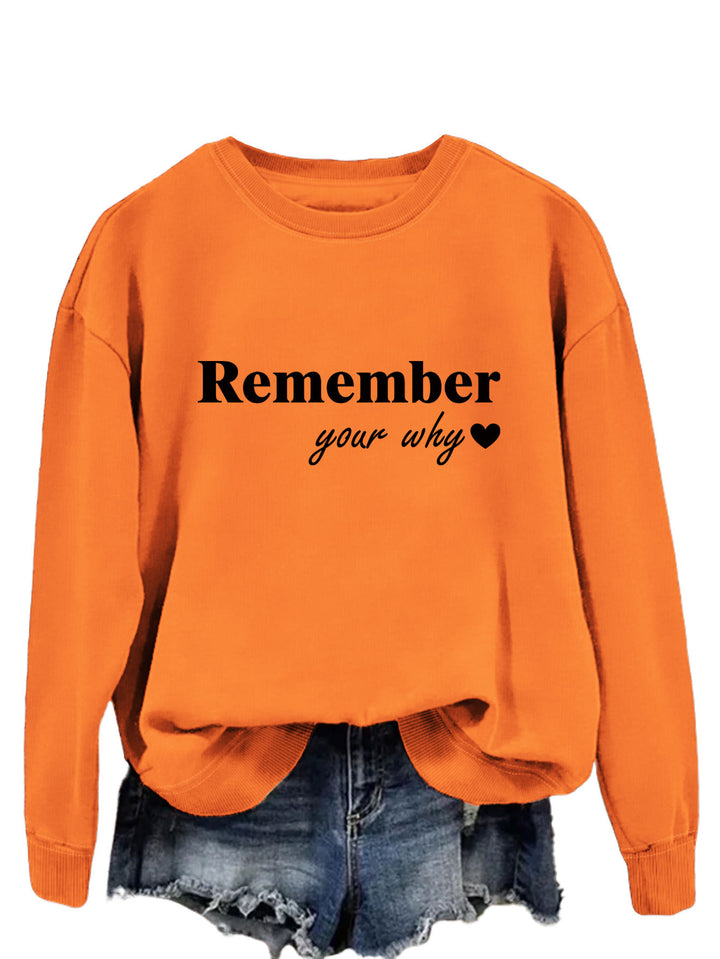 Sweatshirt femme avec impression motivationnelle et coupe décontractée Chic & Stil