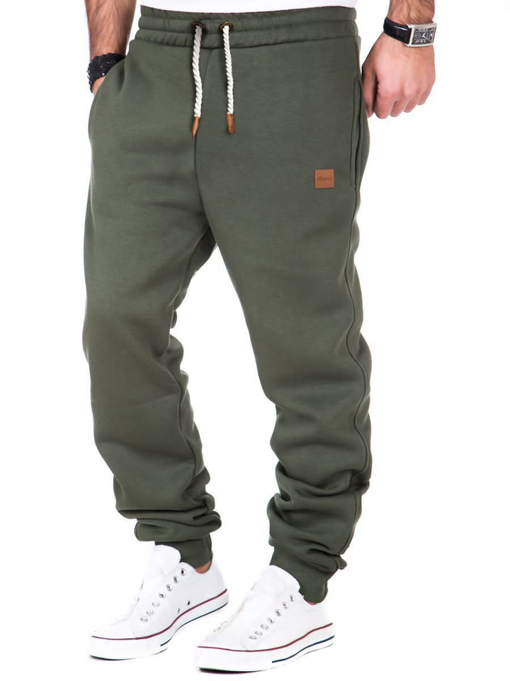 Comfortable jogger pants for men with drawstring Lune London