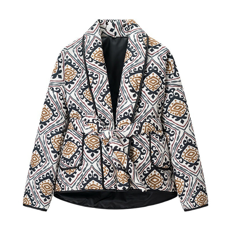 Blazer jacket for ladies with creative print and elegant fit Lune London