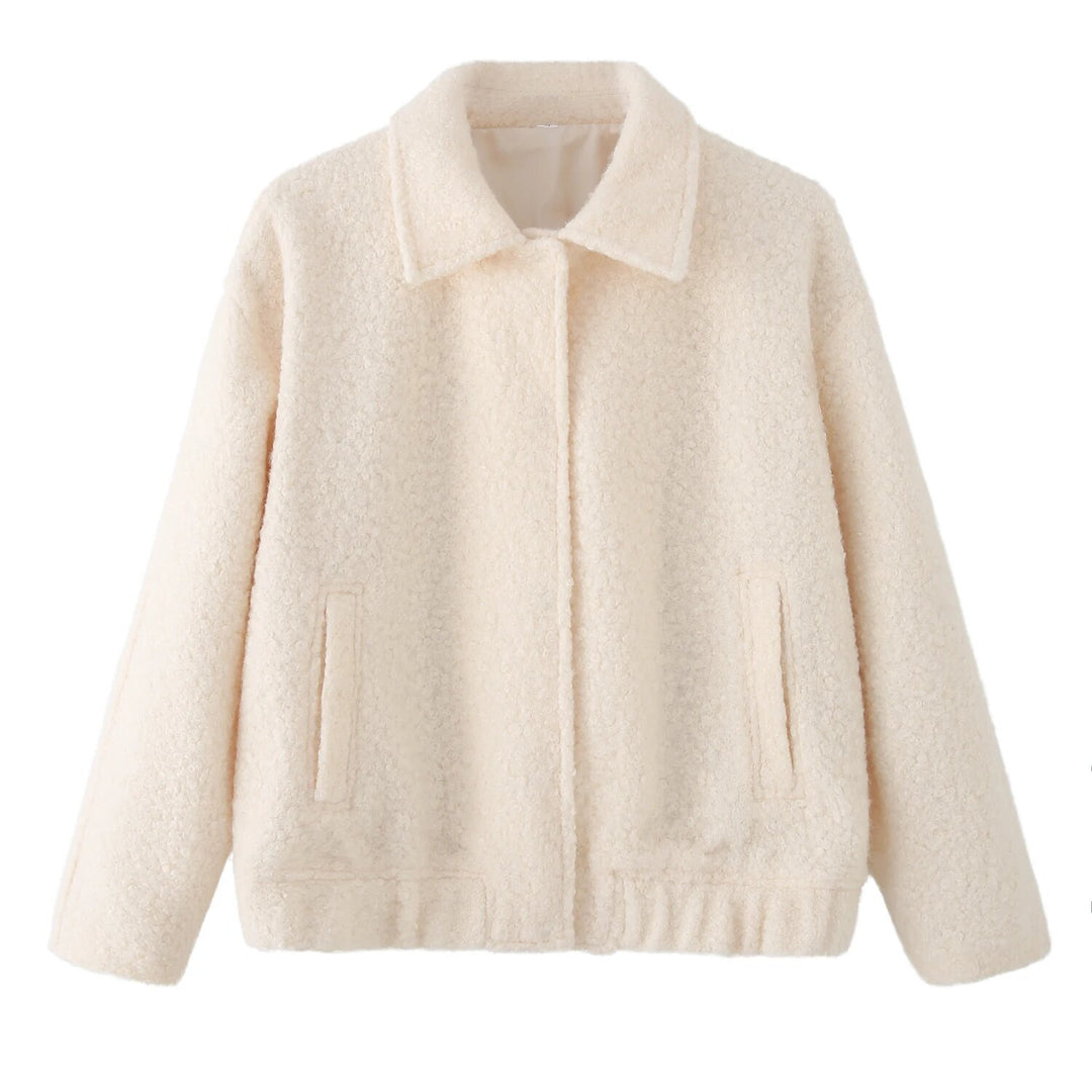 Teddy jacket for women, durable and cozy, with elastic waistband Lune London
