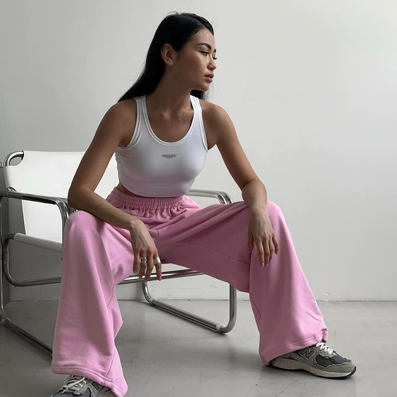 Wide high-waisted pants Lune London for women