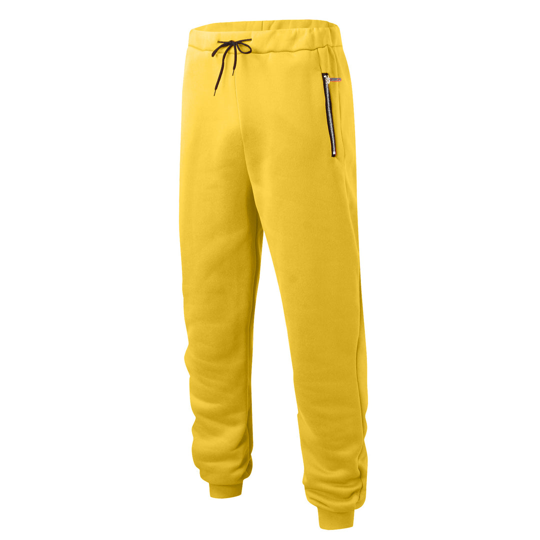Sporty men's jogging pants with elastic waistband and side zip pockets Lune London