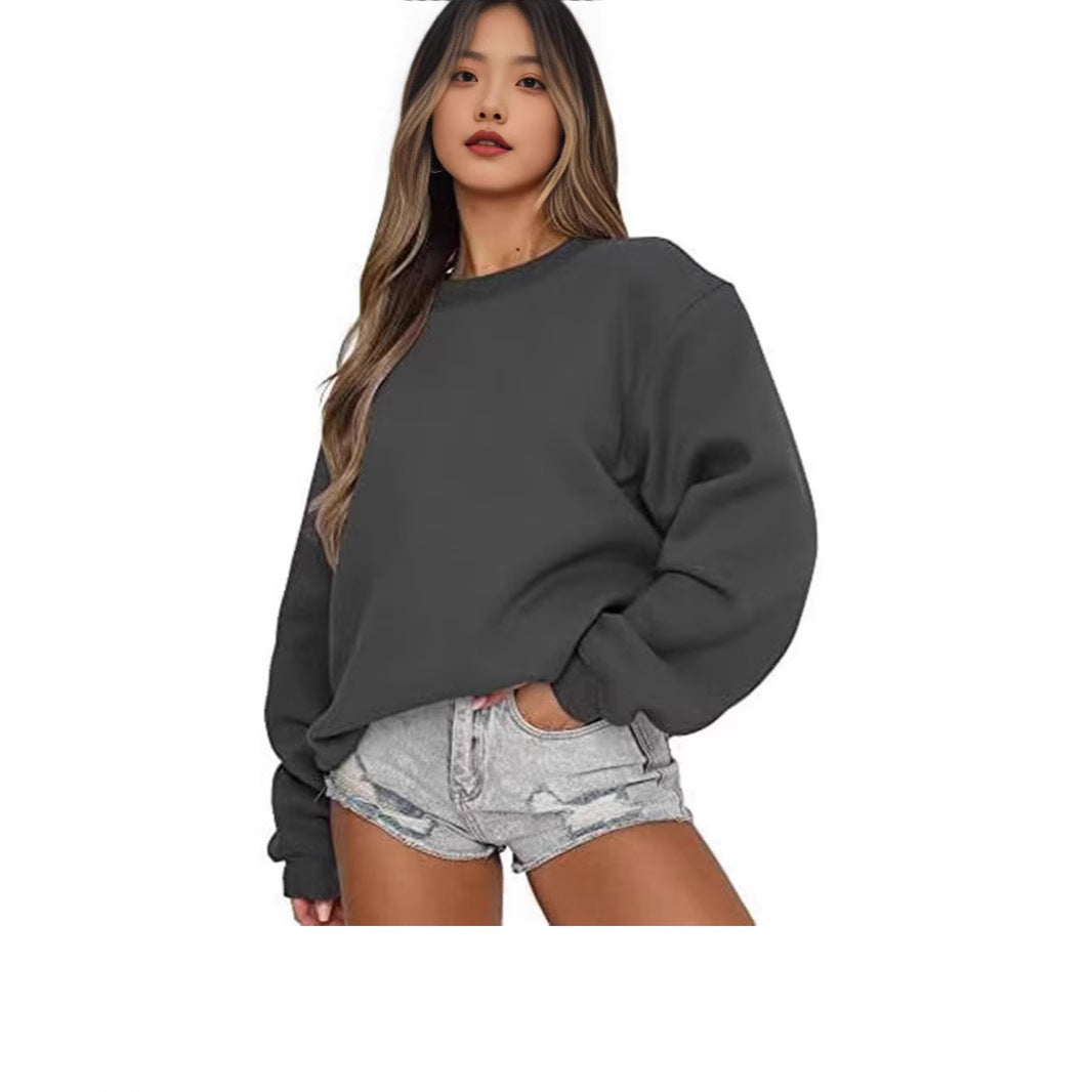Ladies Oversized Sweatshirt with a relaxed fit and soft sleeves Lune London