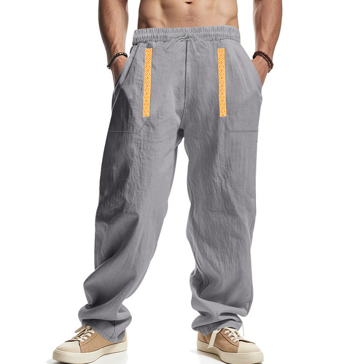 Men's casual hiking pants with elastic waistband Chic and style