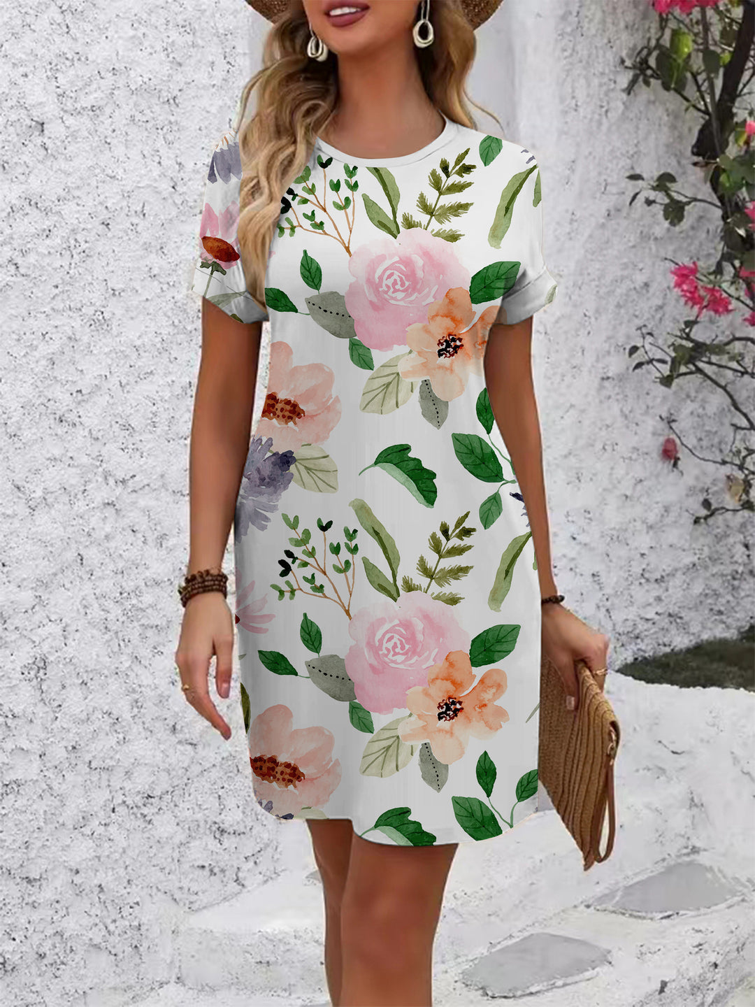 Ladies Flower Dress Lune London
